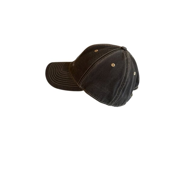 SKI UTAH Headmost Black Cotton Baseball Cap Adjustable Strap One Size Fits All - Picture 2 of 7
